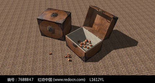 復古皮箱裝飾品